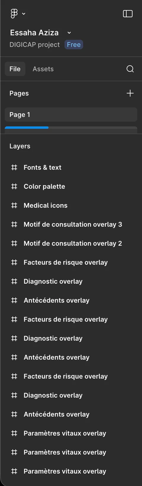 Figma layers panel